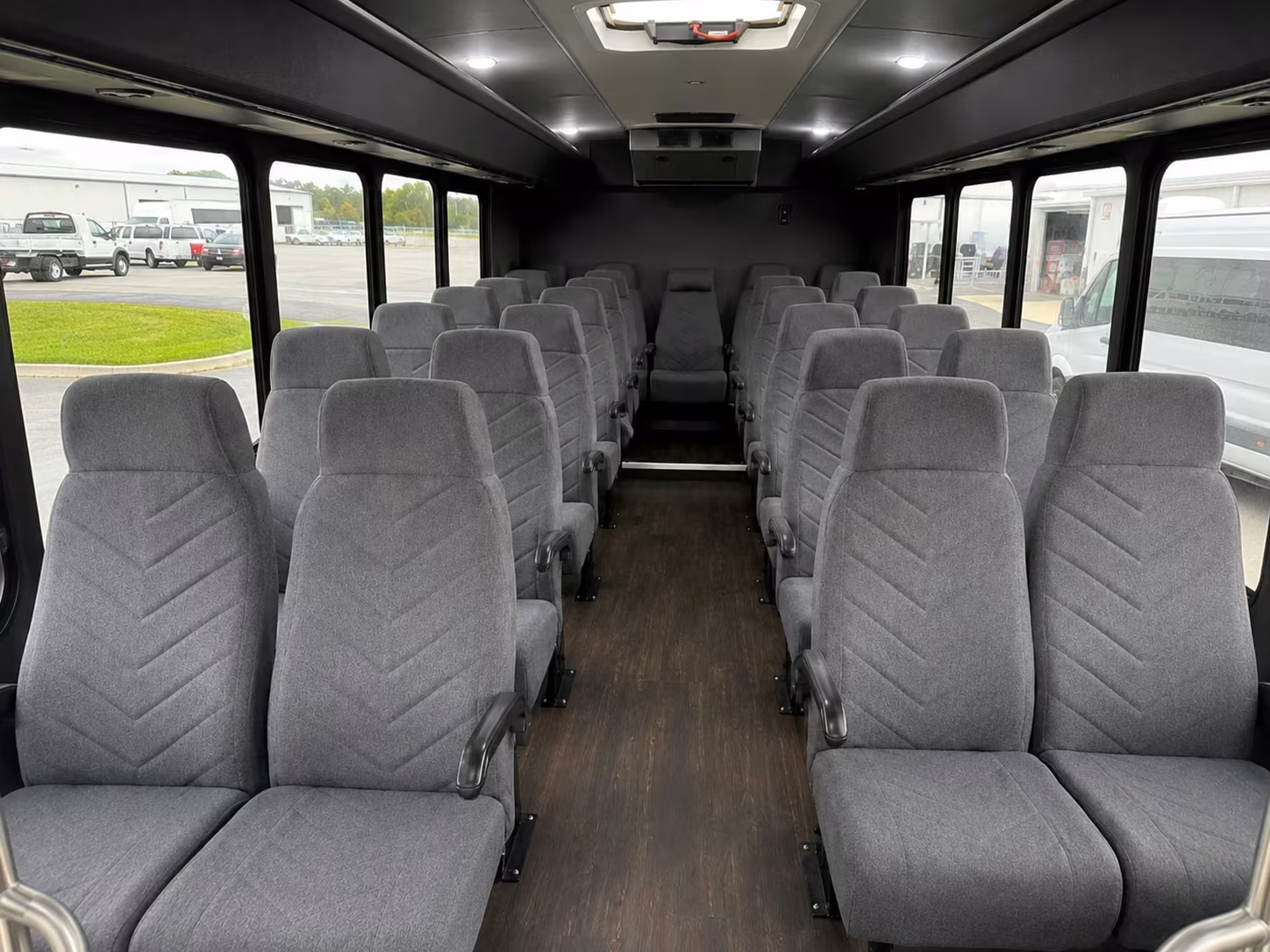 18 passenger minibus interior