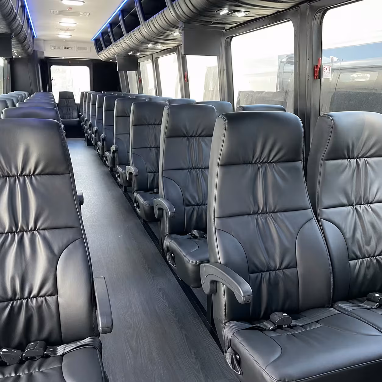 30 passenger minibus inside