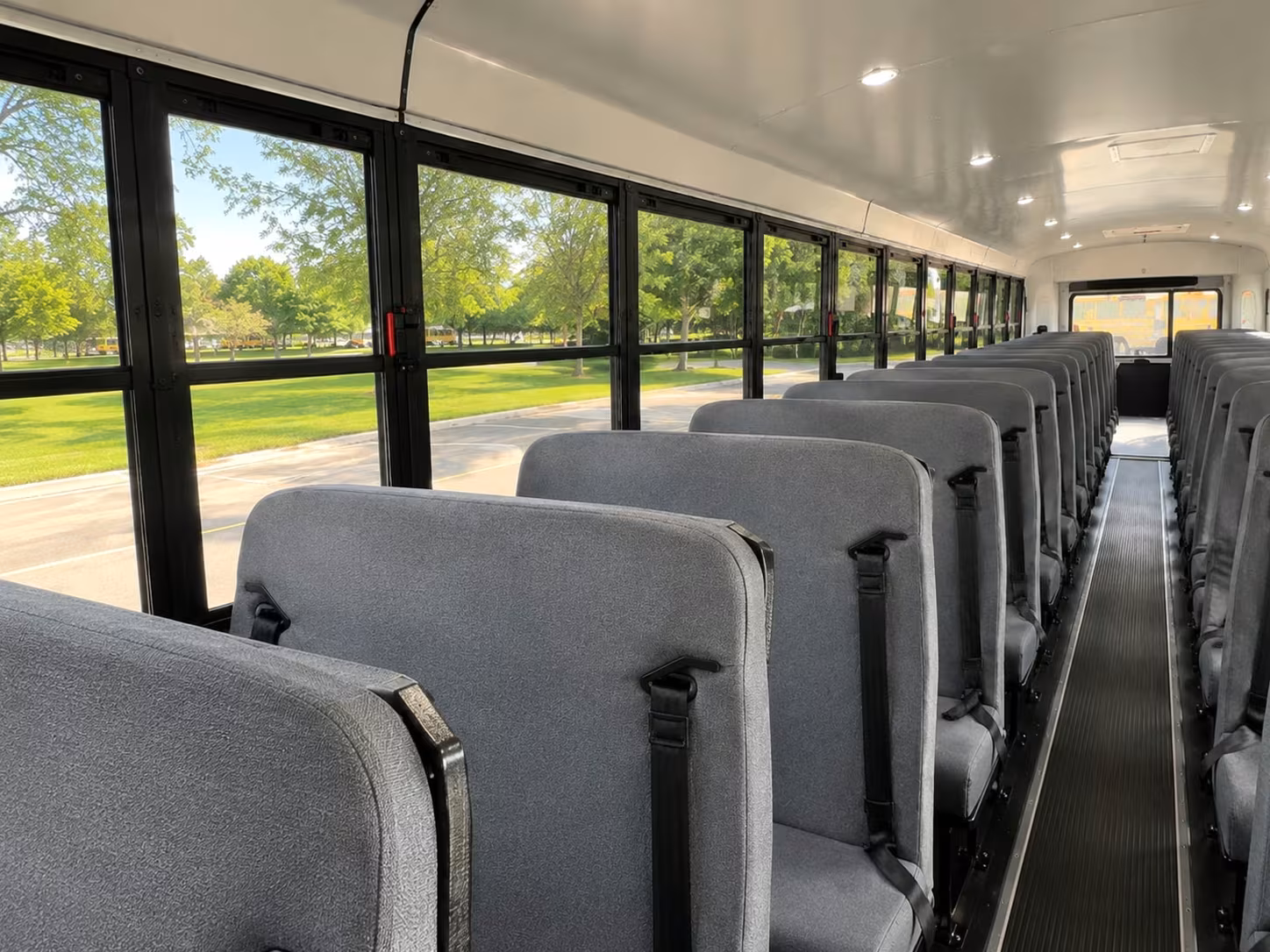 school bus interior