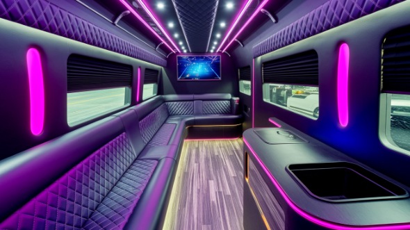 party bus rental interior yakima