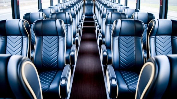 yakima 54 passenger charter bus inside