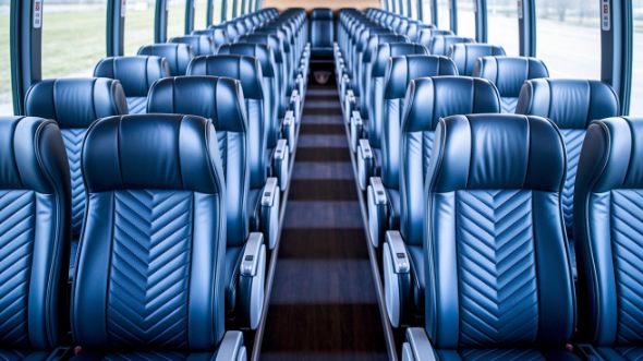 yakima 55 passenger charter bus inside